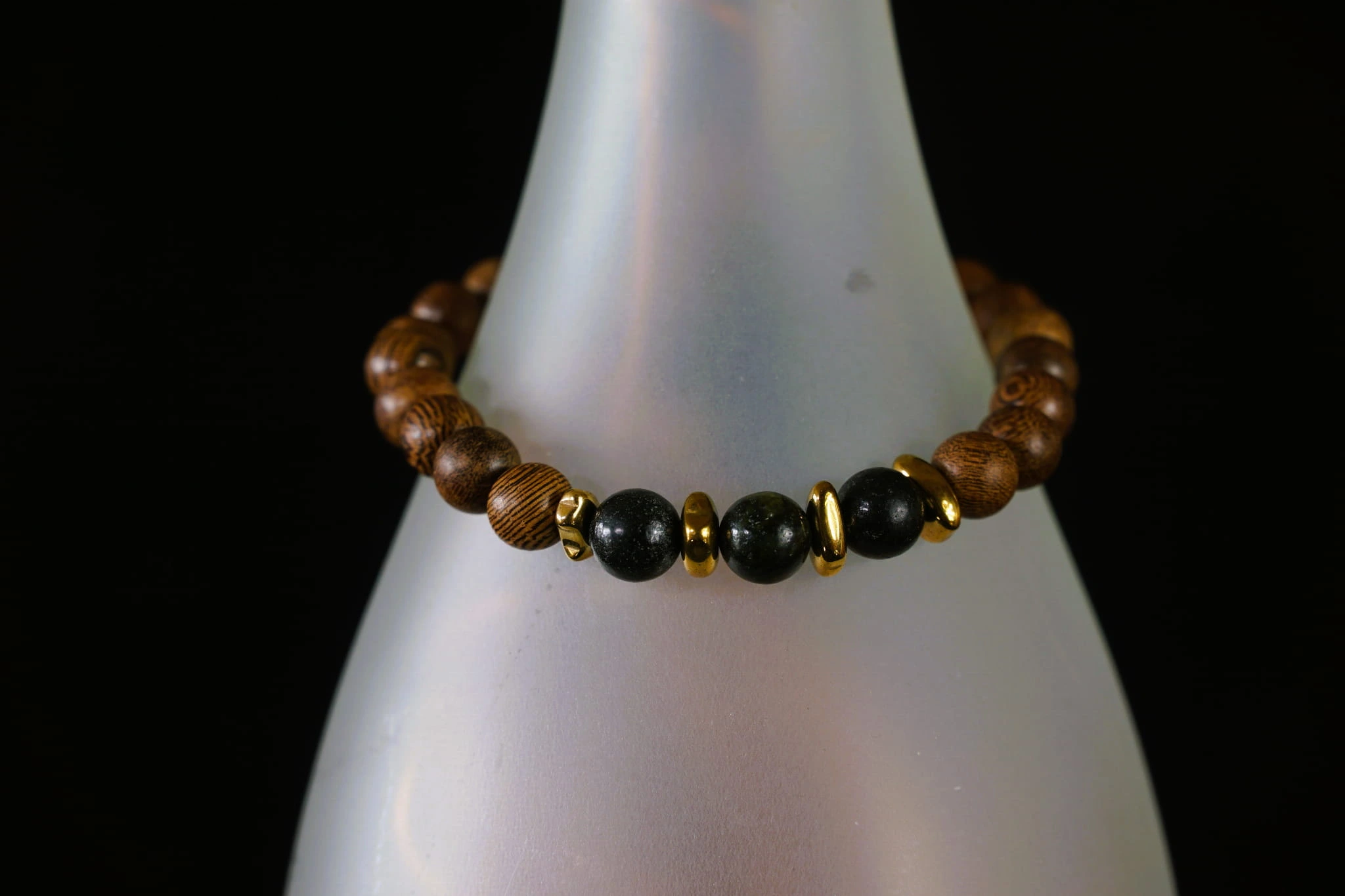 Serpentynit z drewnem wenge - Arkona - obrazek 2