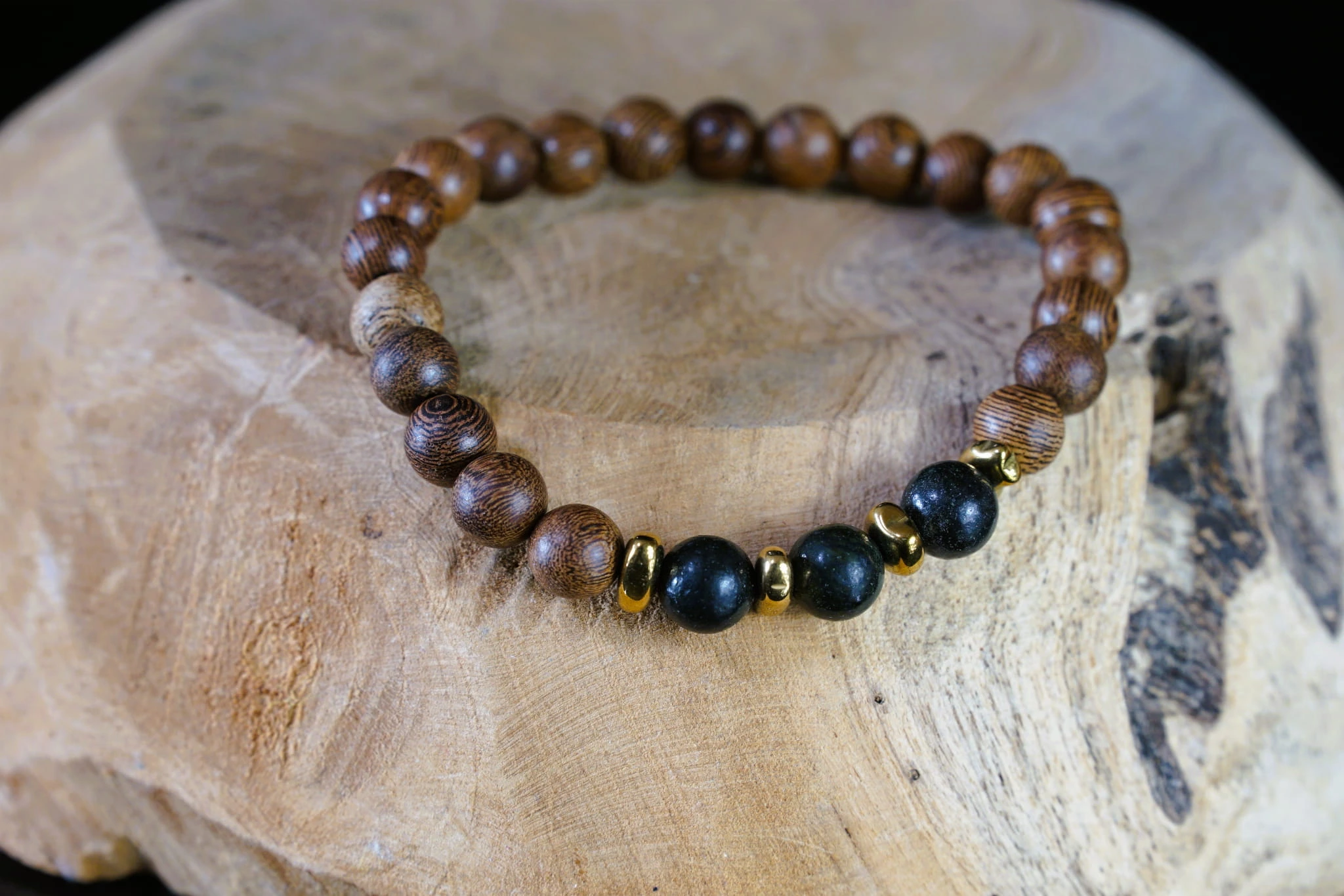 Serpentynit z drewnem wenge - Arkona - obrazek 3