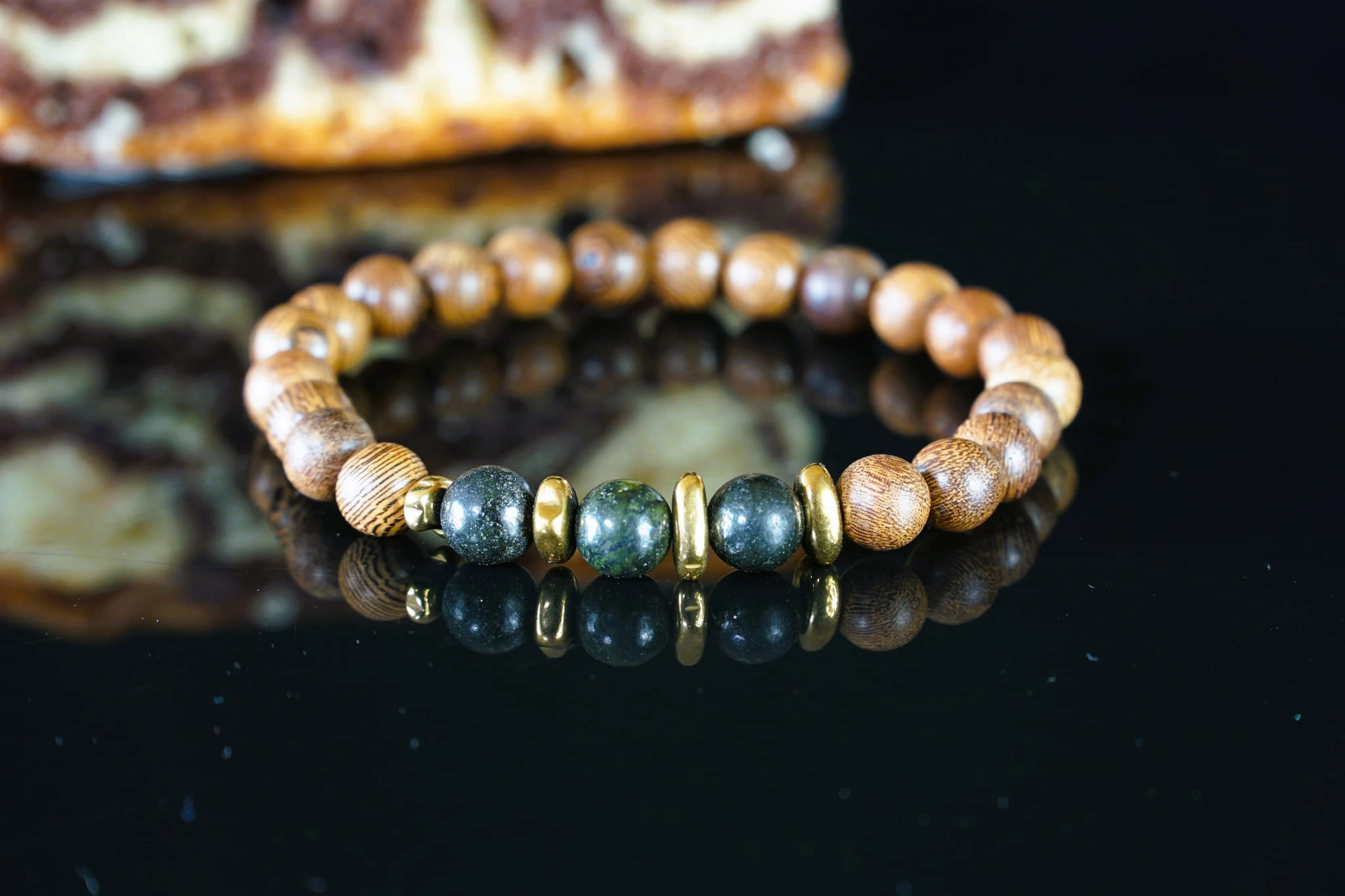 Serpentynit z drewnem wenge - Arkona - obrazek 4